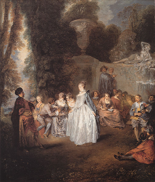 Les fetes venitiennes by Watteau