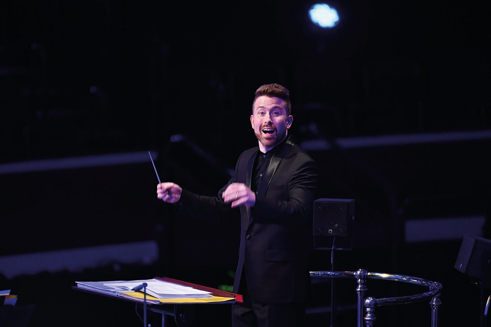 Geoffrey Paterson conducting at the Proms