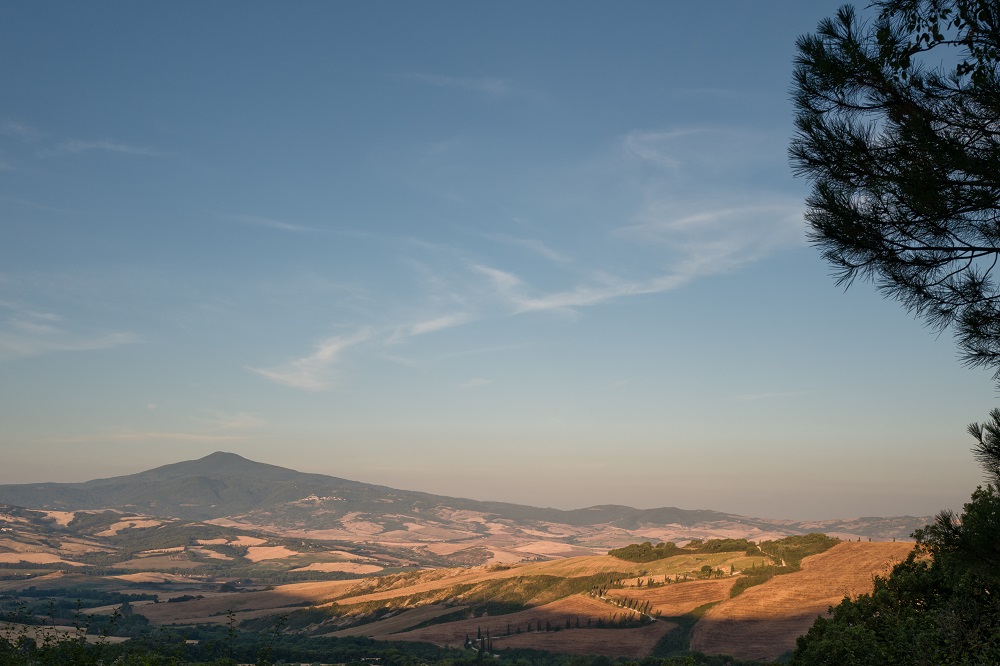 View of the Val d'Orcia