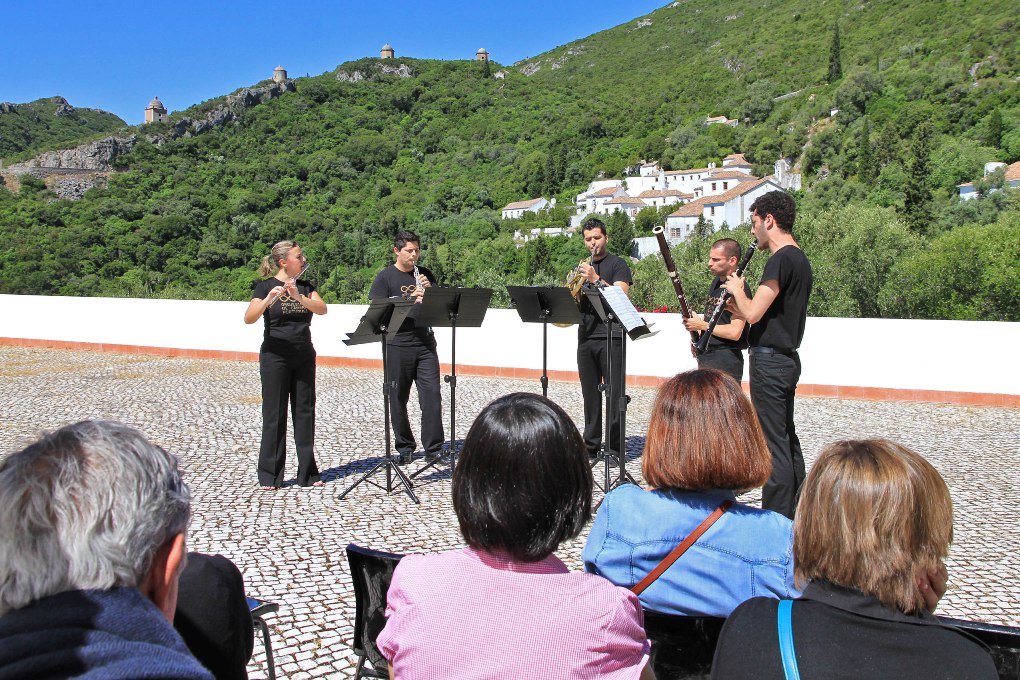 Portuguese wind quintet at the Convento di Arrabida