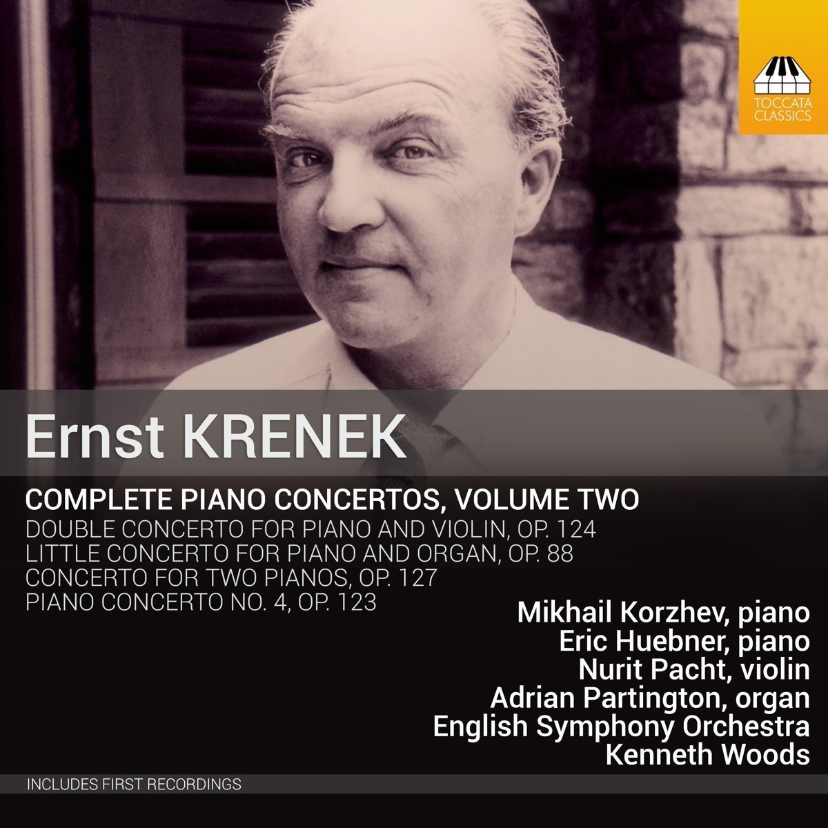 Krenek Piano Concertos Vol 2
