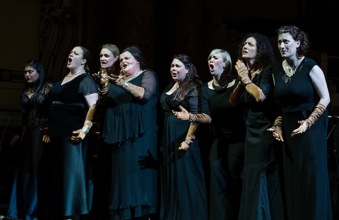 The Valkyries in Opera North's Die Walkure