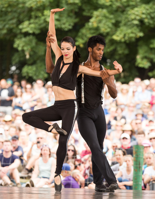 Cuban grooves with Ballet Revoluction on the Waterfront Stage