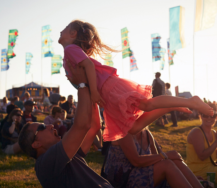 Family fun at Camp Bestival