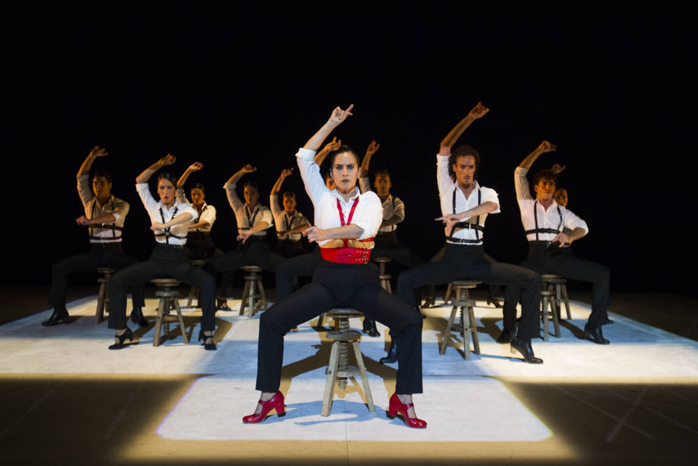 Rafaela Carrasco and dancers of Ballet Flamenco de Andalucía