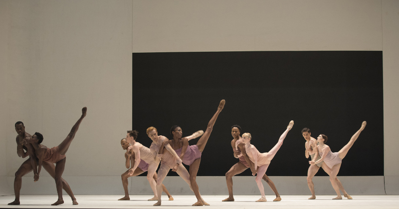 Artists of the Royal Ballet and Alvin Ailey America Dance Theater in Chroma by Wayne McGregor. Photo by Andrej Uspenski.