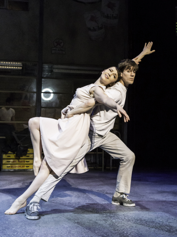 Domoic North as Angelo and Katy Lowenhoff as Rita in Matthew Bourne's The Car Man