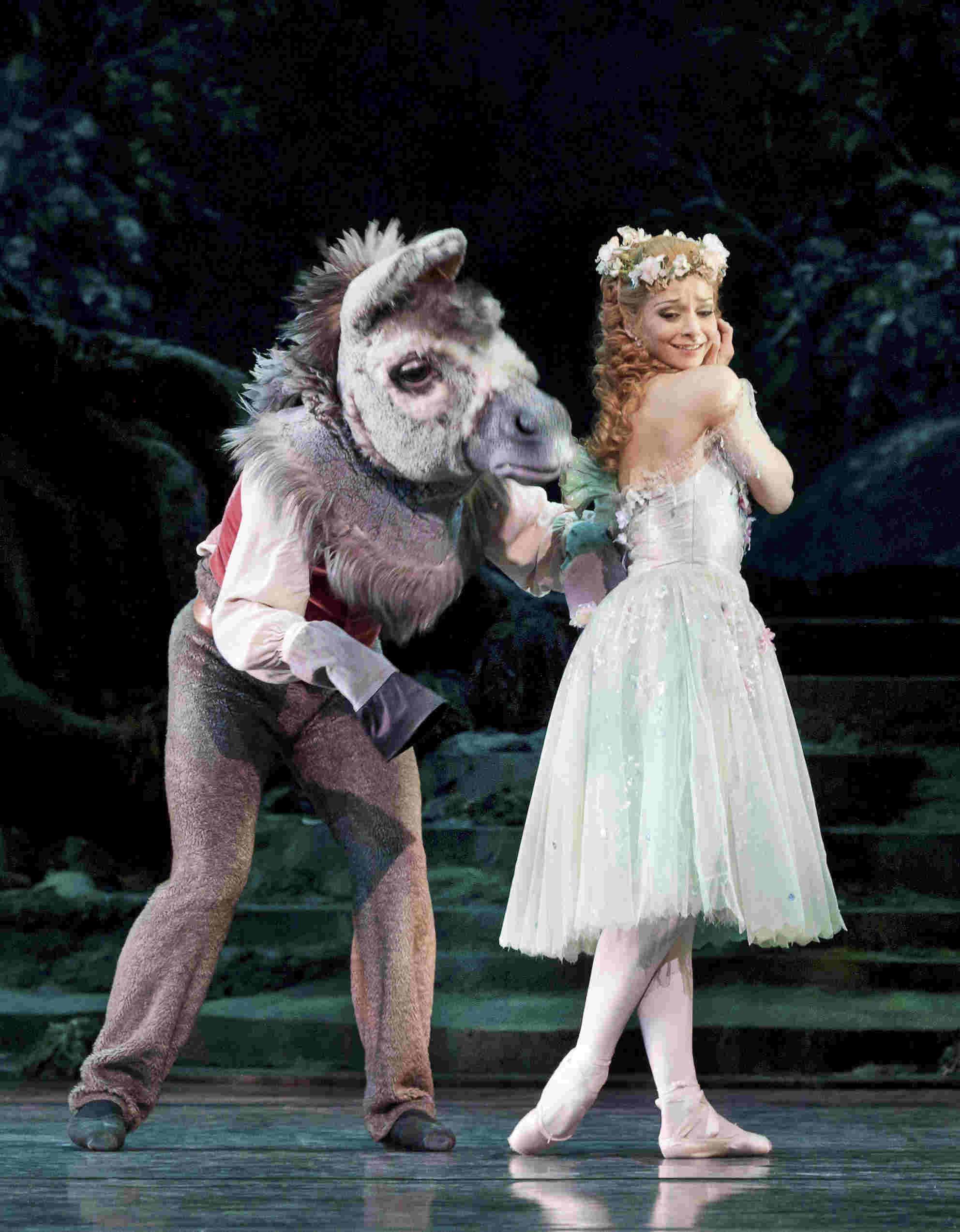 Roberta Marquez as Titania and Bennet Gartside as Bottom in The Dream