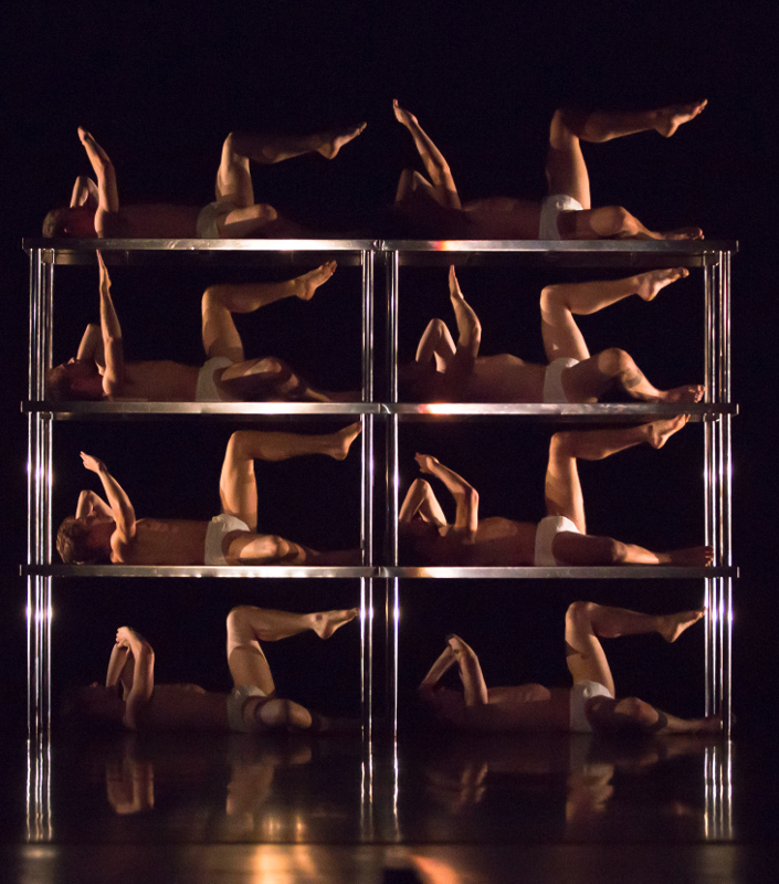 Dancers of Scottish Ballet in MC14/22 (Ceci est mon corps) by Angelin Preljoçaj. Photo by Andy Ross.