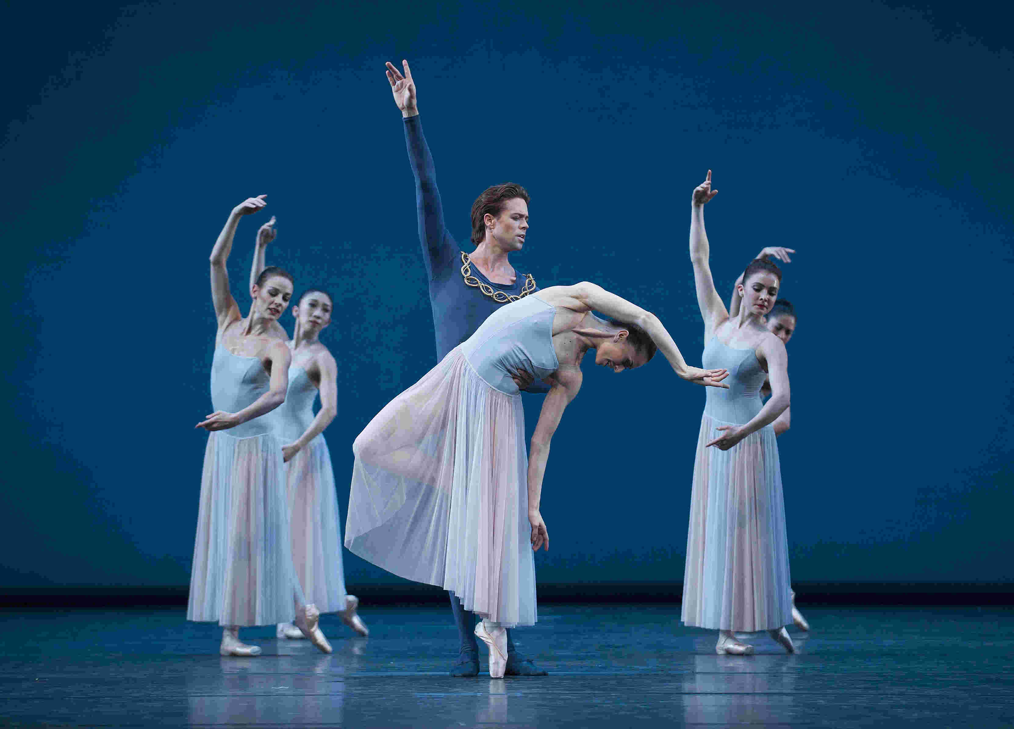 Marianela Nunez and Matthew Golding in George Balanchine's Serenade 