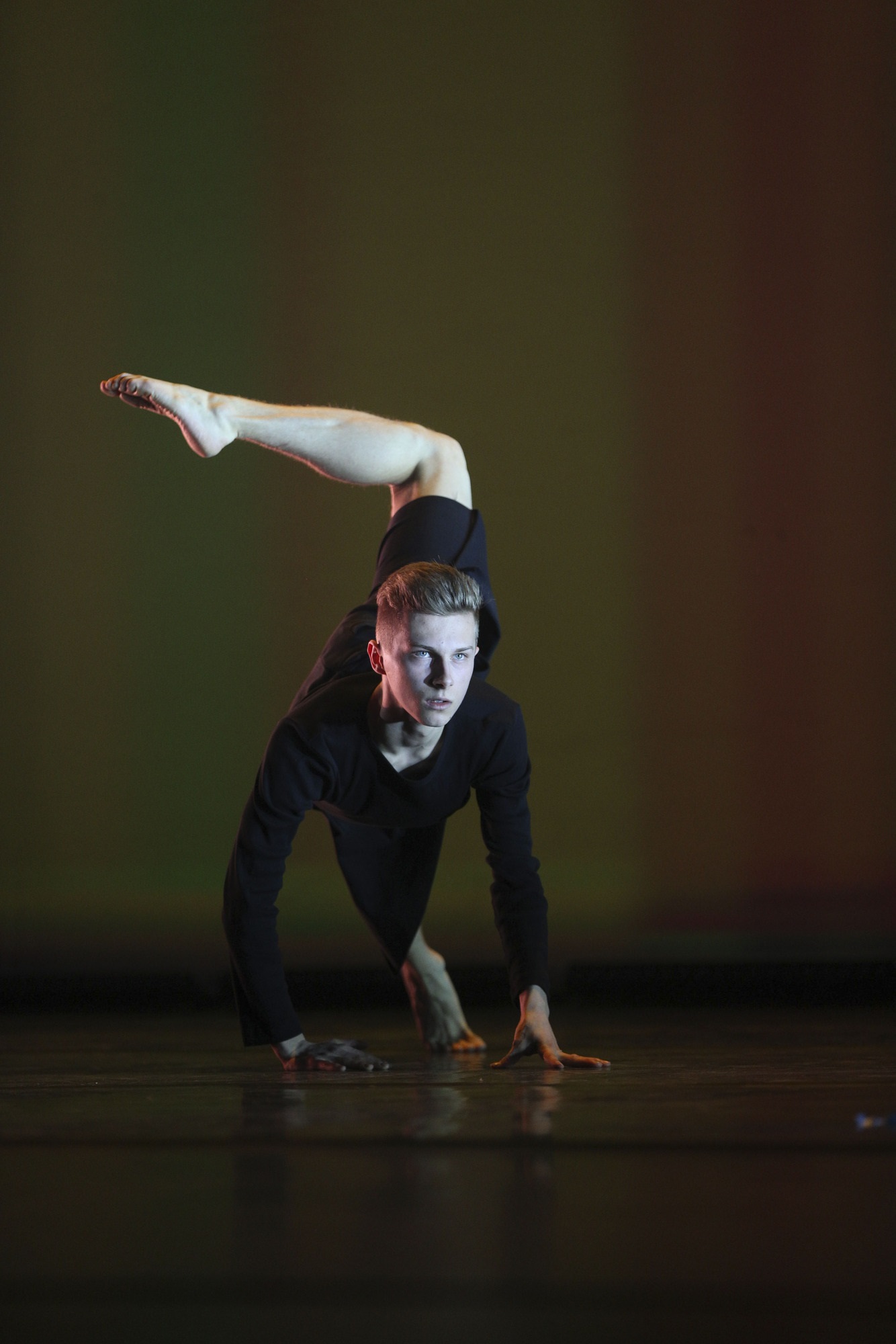 Connor Scott in the contemporary final of BBC Young Dancer 2015