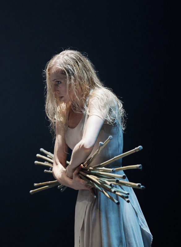 Stina Quagebeur as Myrthe in Akram Khan's 'Giselle' for English National Ballet. Photo by Laurent Liotardo.