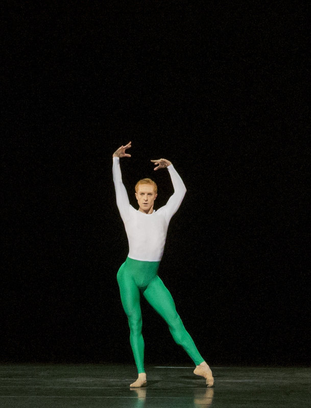 Royal Ballet dancer Steven McRae in Wayne McGregor's Tetractys - The Art of Fugue (2014)