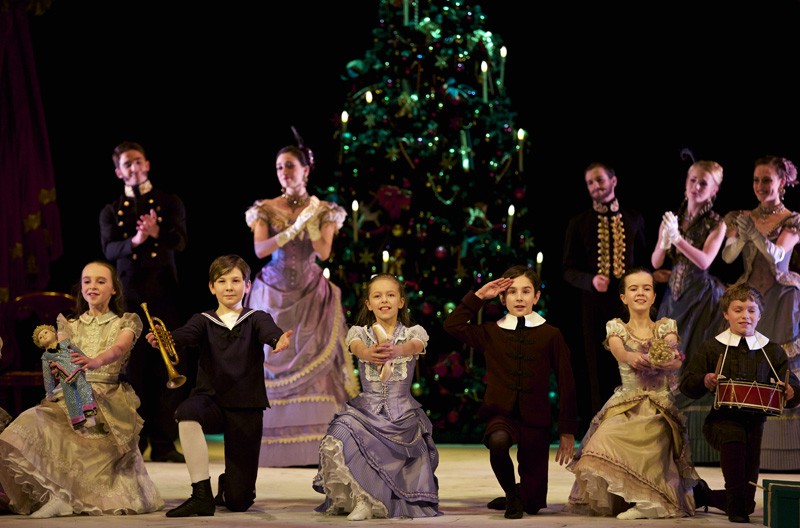 The Christmas party in Scottish Ballet's revived Peter Darrell Nutcracker