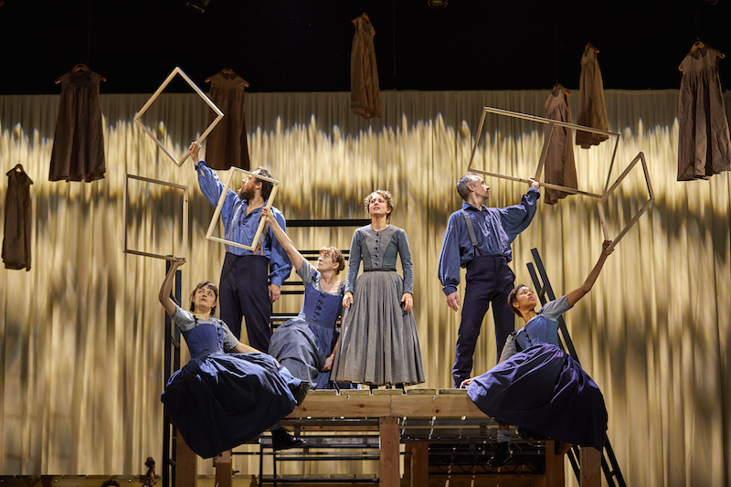 The ensemble, with Nadia Clifford as Jane Eyre