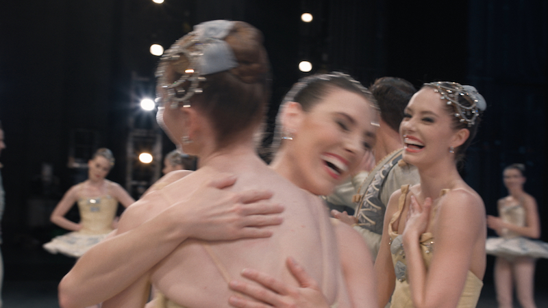 dancers of New York City Ballet after Divertimento no.15