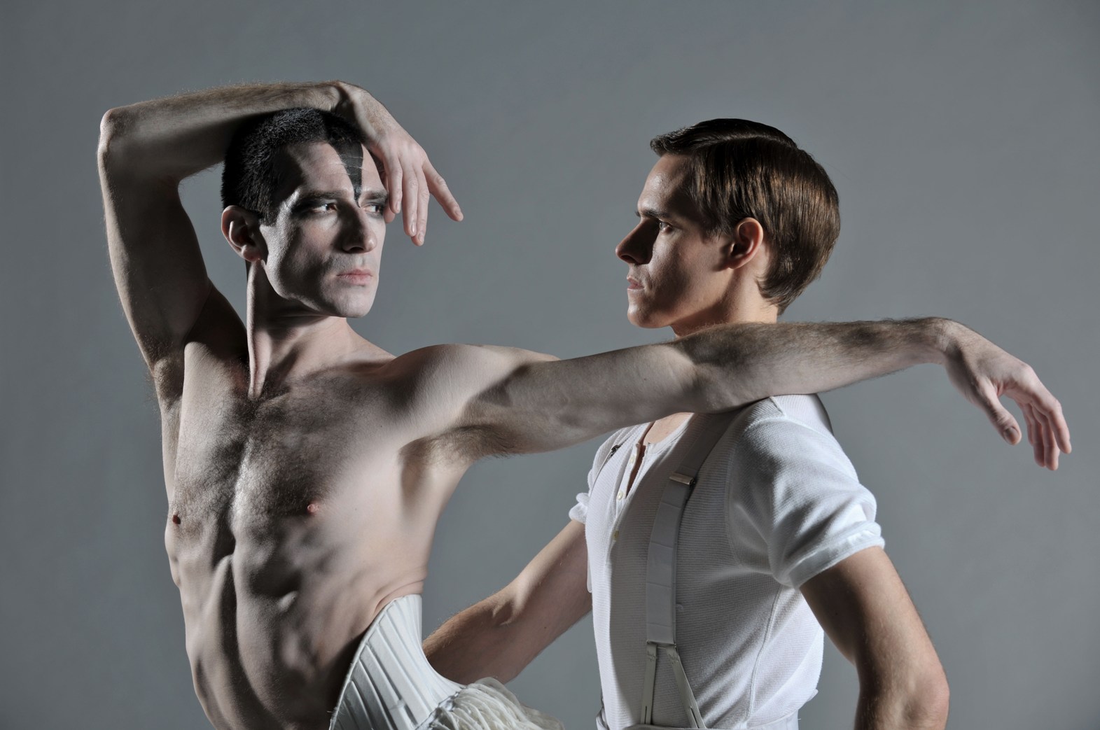 Jonathan Ollivier and Sam Archer in Matthew Bourne's Swan Lake