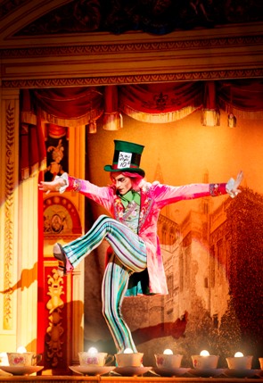 Steven McRae as the Mad Hatter in the Royal Ballet Alice's Adventures in Wonderland