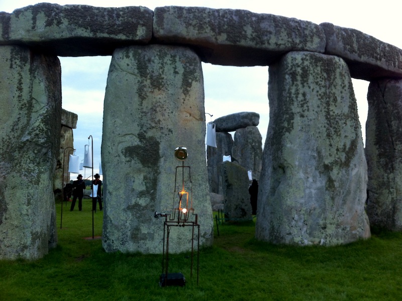 stonehenge cyclist