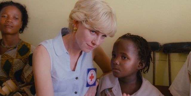 Diana in Angola in the Oliver Hirschbiegel film