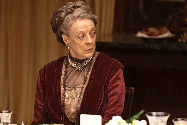 Maggie Smith in Downton Abbey