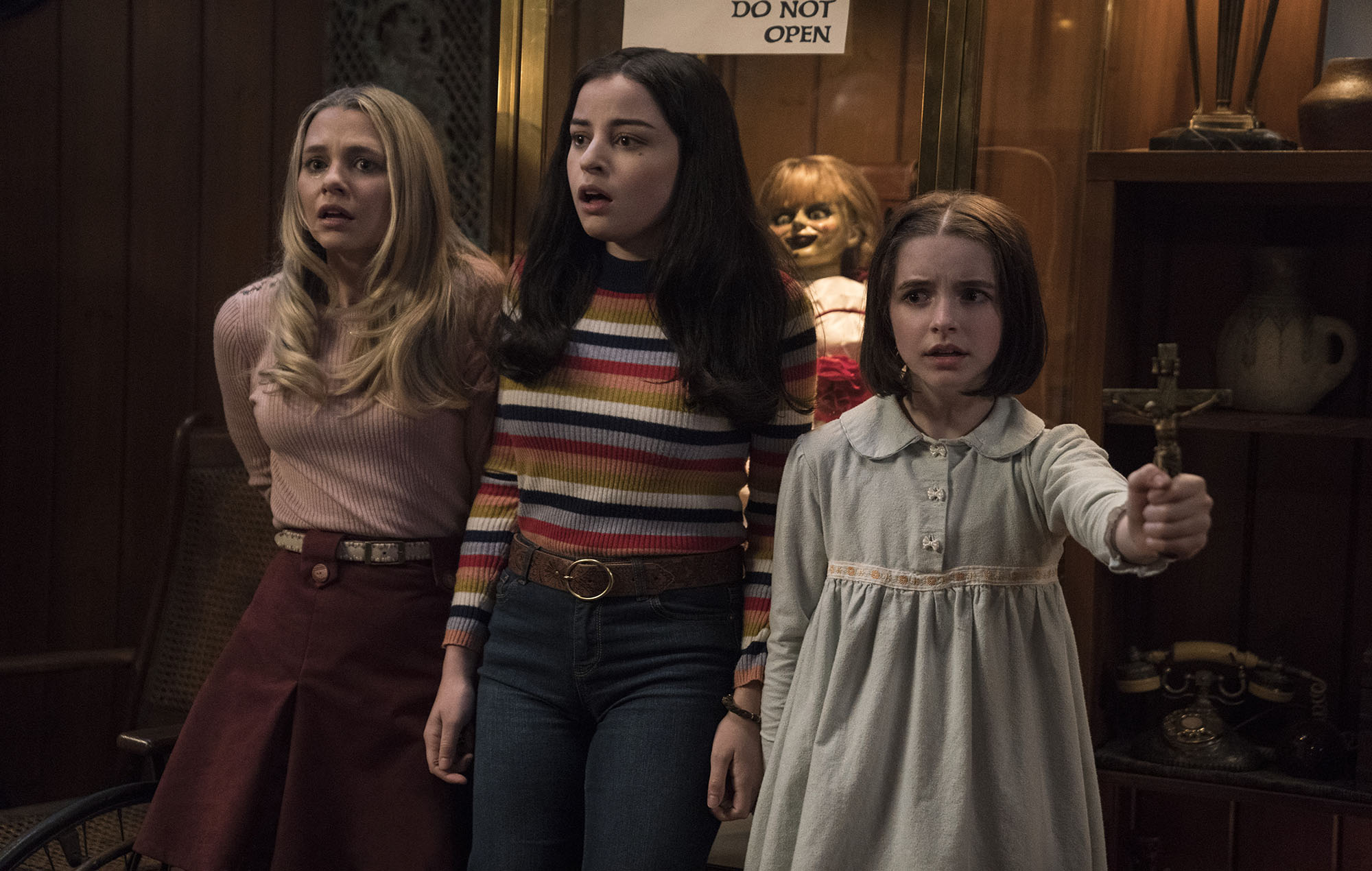 Mary Ellen (Madison Wiseman), Daniela (Katie Sarife) and Judy (McKenna Grace)