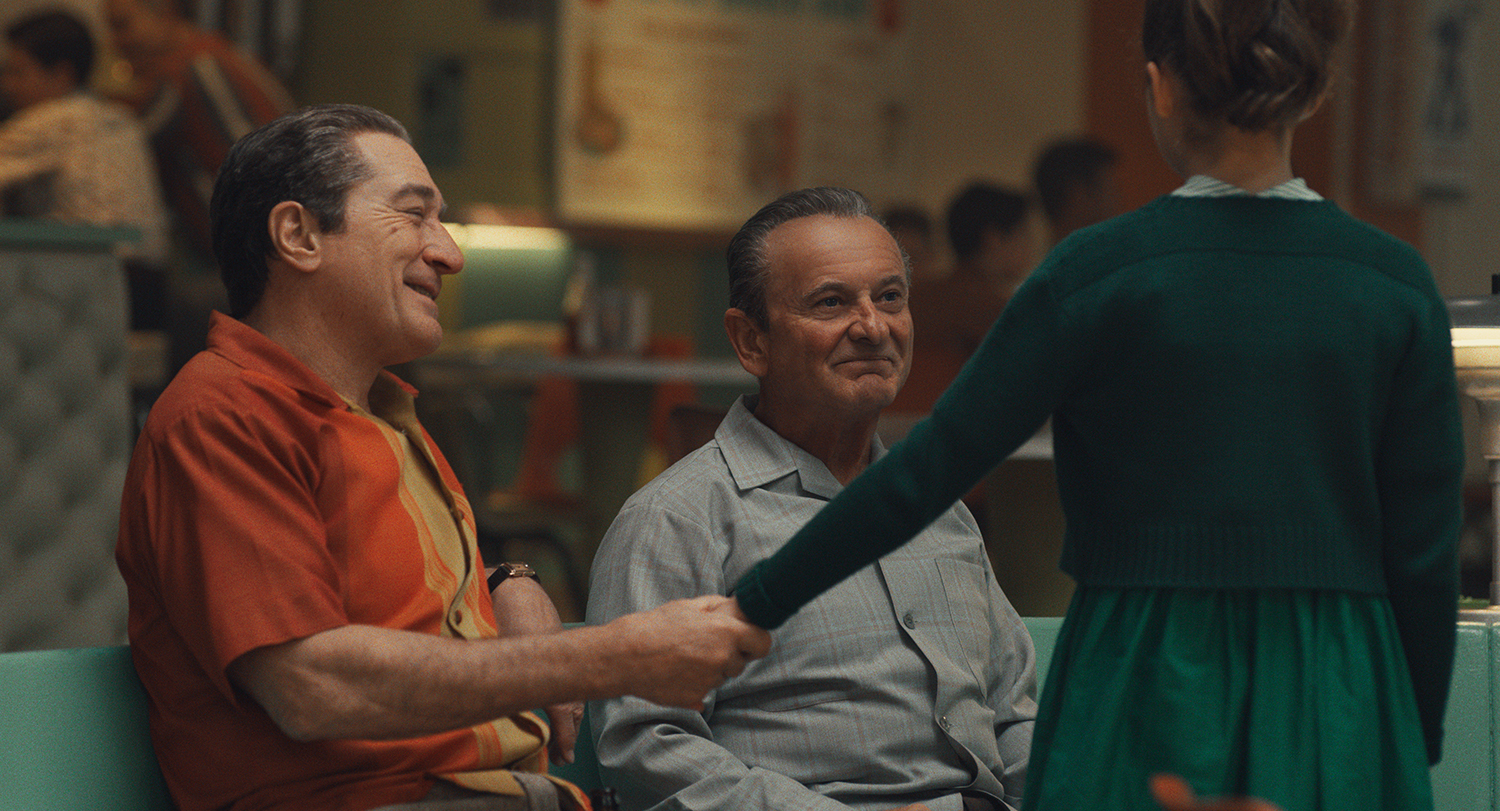 Frank Sheeran (Robert De Niro) and Russ Bufalino in The Irishman 