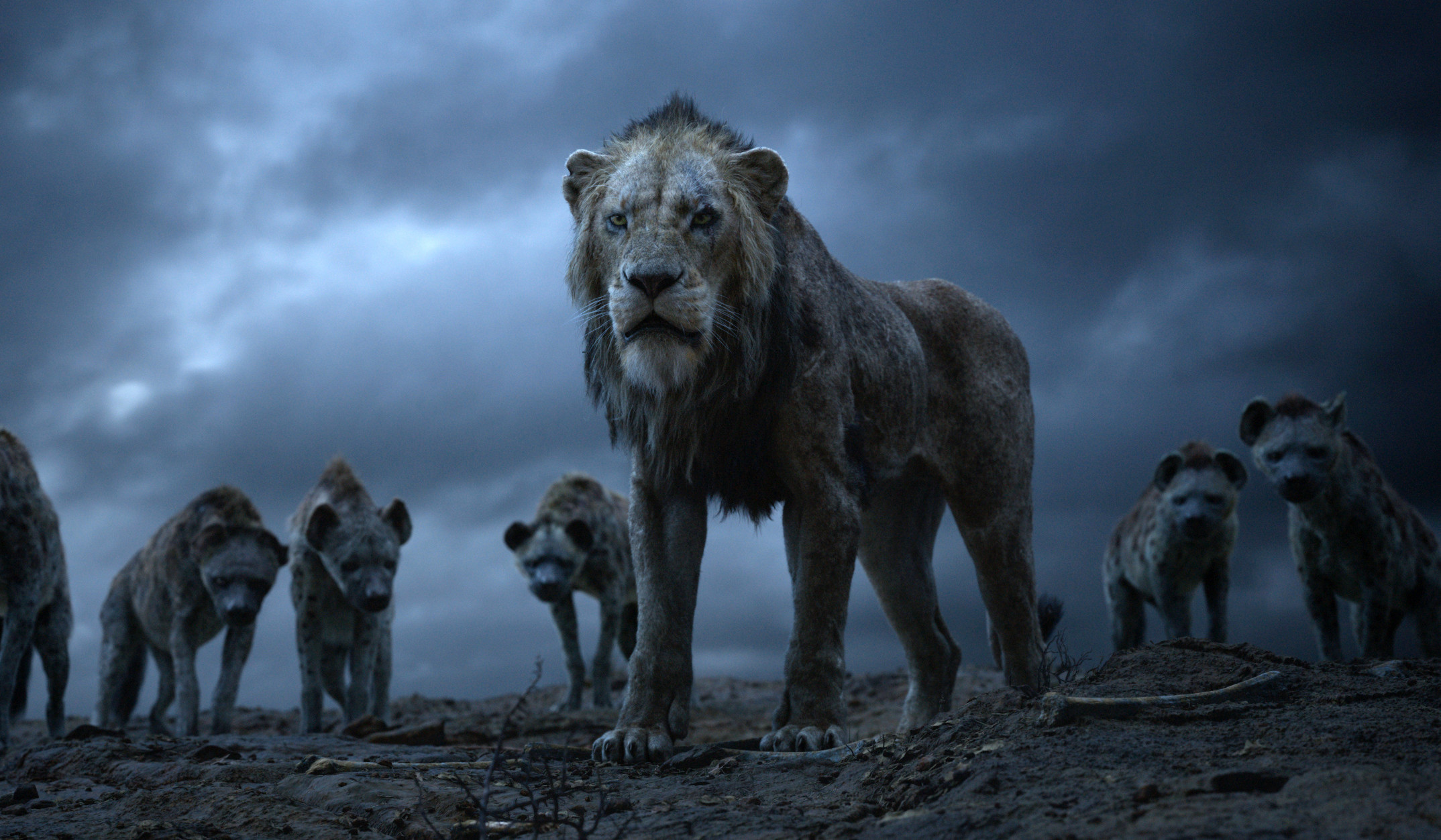 Scar and hyena minions in The Lion King