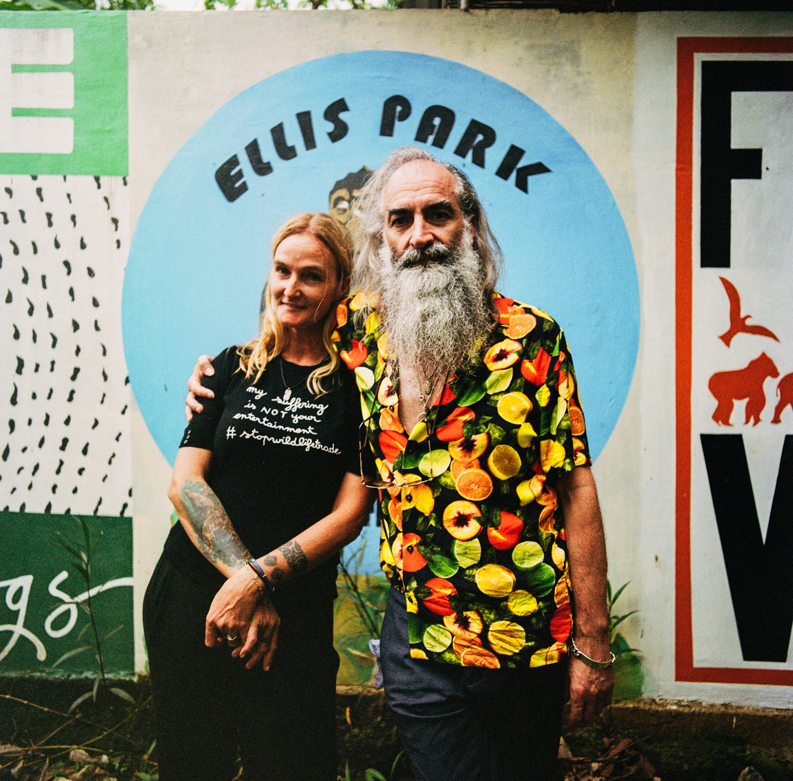 Warren Ellis and Femke den Haas in Ellis Park