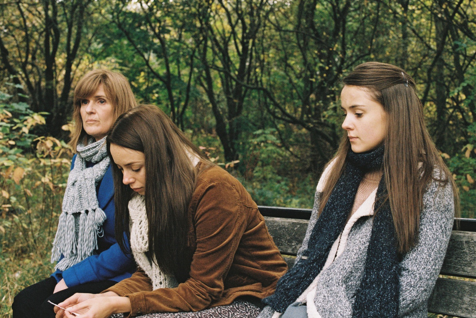 Siobhan Finneran, Sacha Parkinson and Molly Wright in Apostasy