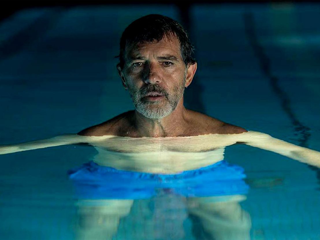 Salvador (Antonio Banderas) in Pain and Glory