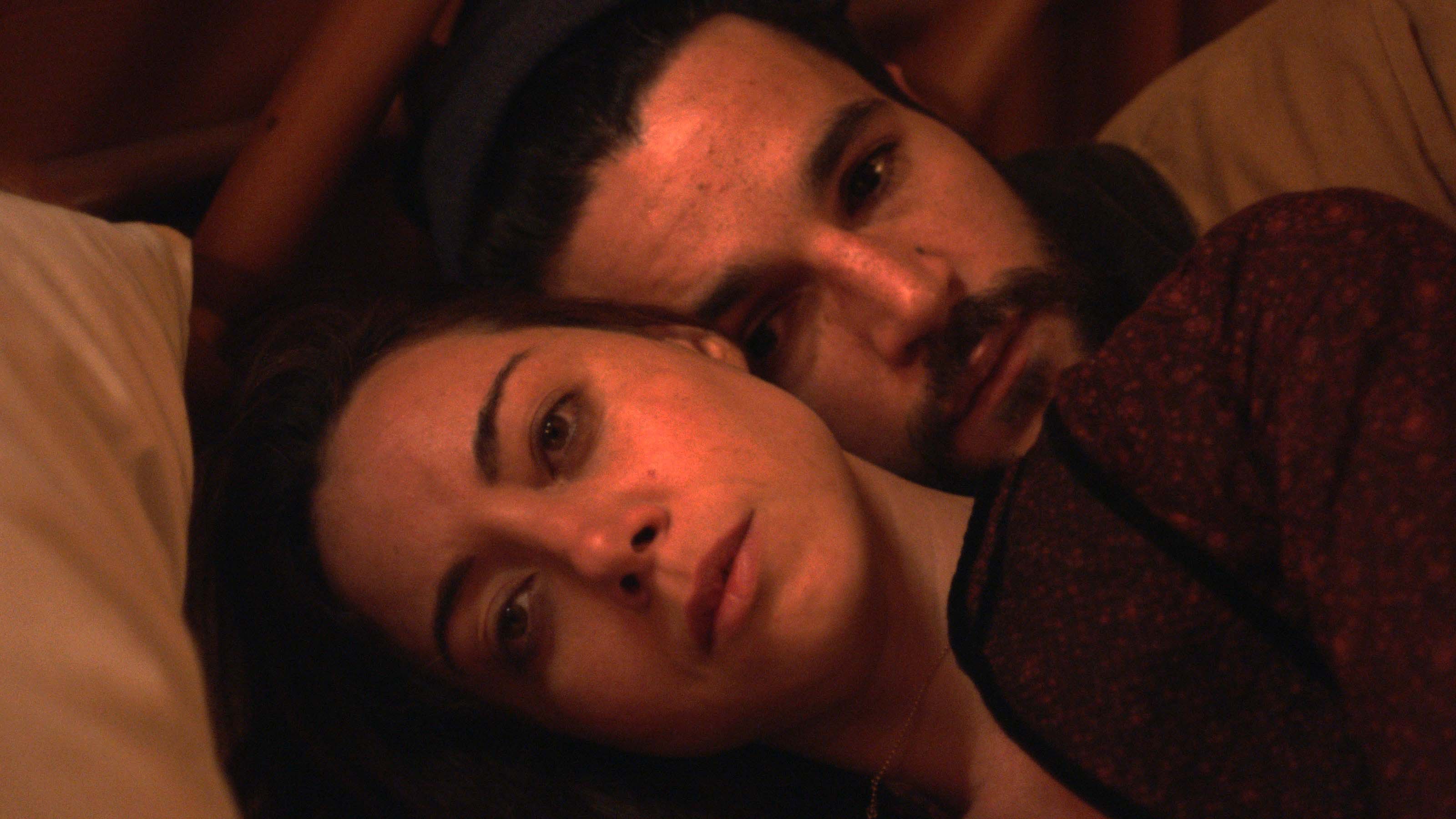 Aubrey Plaza and Christopher Abbott in Black Bear