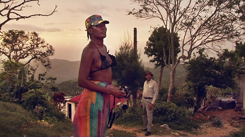 Grace Jones in Sligoville, Jamaica