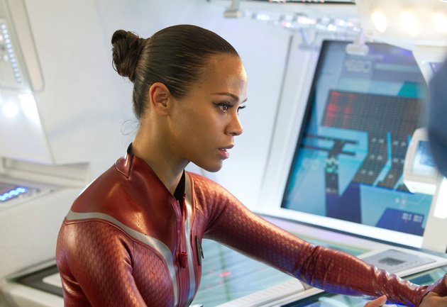 Zoe Saldana in Star Trek into Darkness