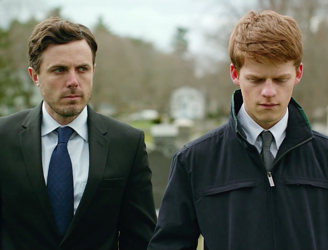 Casey Affleck and Lucas Hedges in Manchester by the Sea