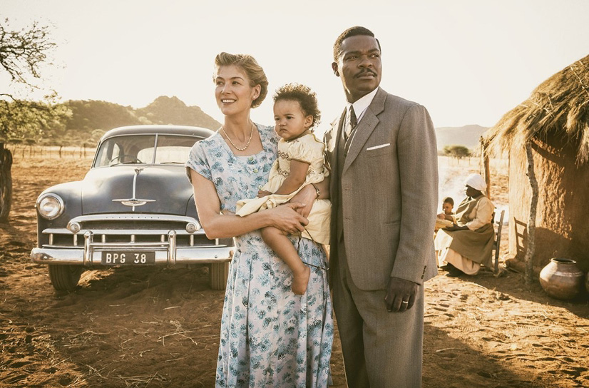 Rosamund Pike and David Oyelowo in A United Kingdom