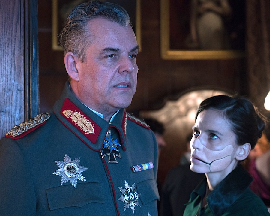 Danny Huston and Elena Anaya in Wonder Woman