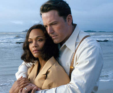 Zoe Saldana and Ben Affleck in Live by Night