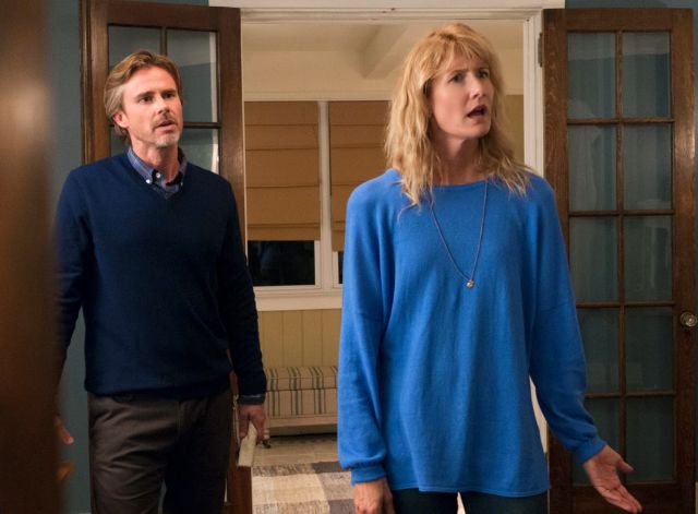 Sam Trammell and Laura Dern