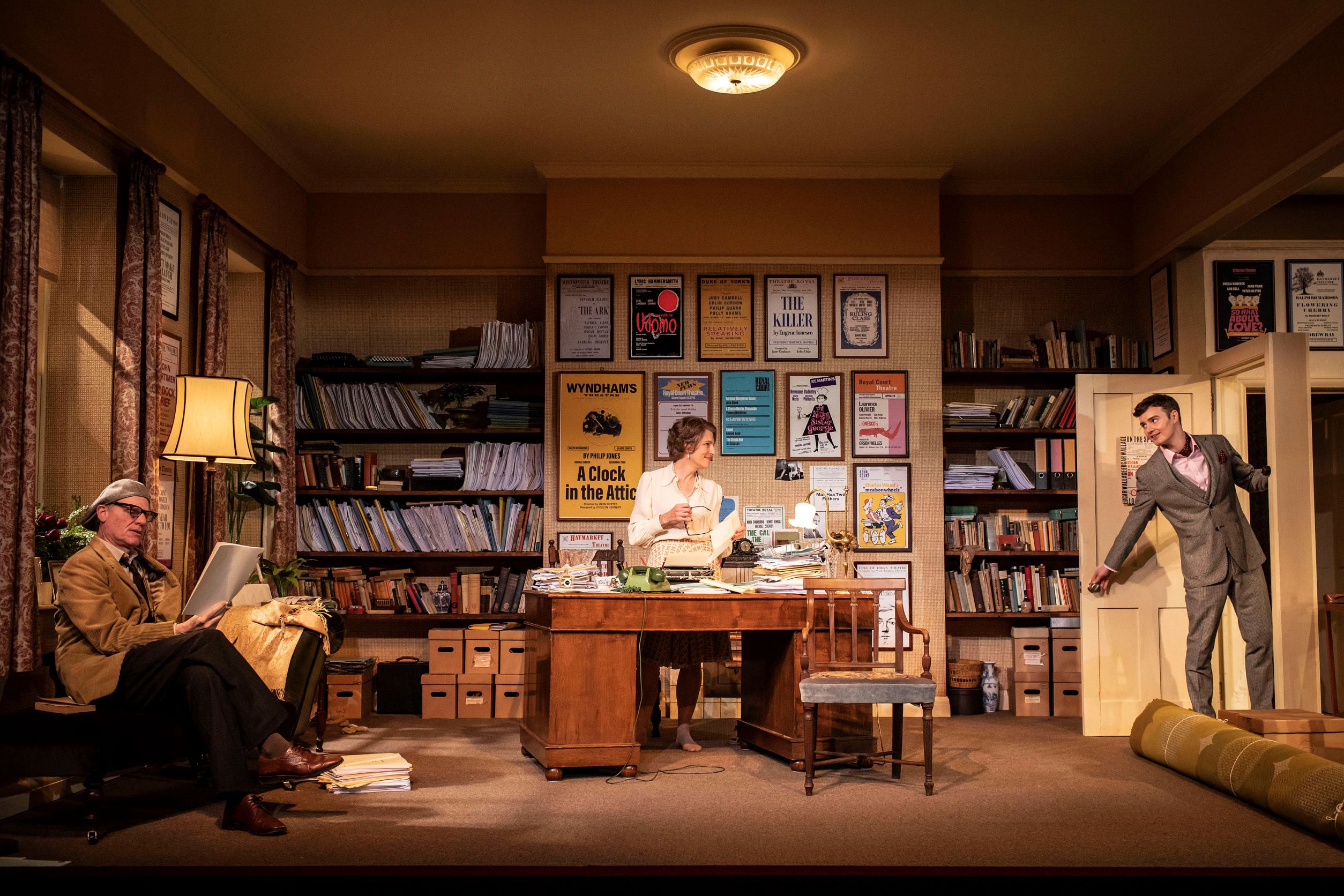 Peggy For You Production Image 9 L-R TREVOR FOX,TAMSIN GREIG, JOS VANTYLER © Helen Maybanks