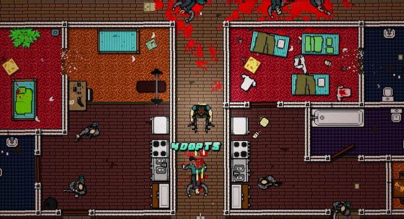 Hotline Miami 2 Wrong Number - violent top-down action shooter