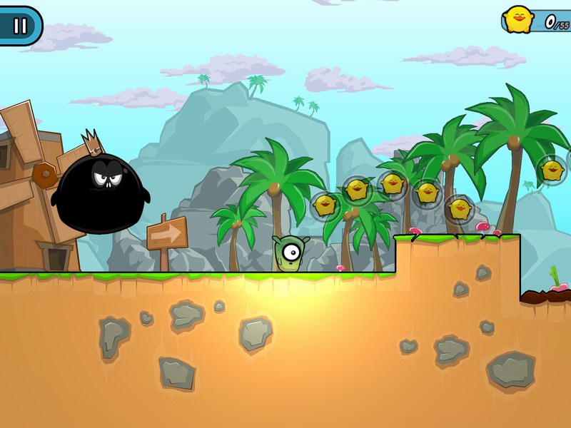 Splot - Angry Birds style mobile puzzle game for iOS, iPhone, iPad etc.