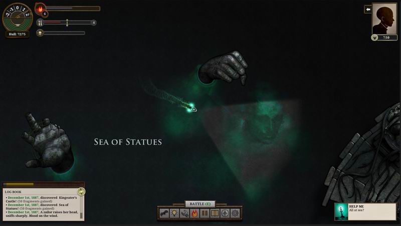 Sunless Sea roguelike like FTL but in Victorian Steampunk London