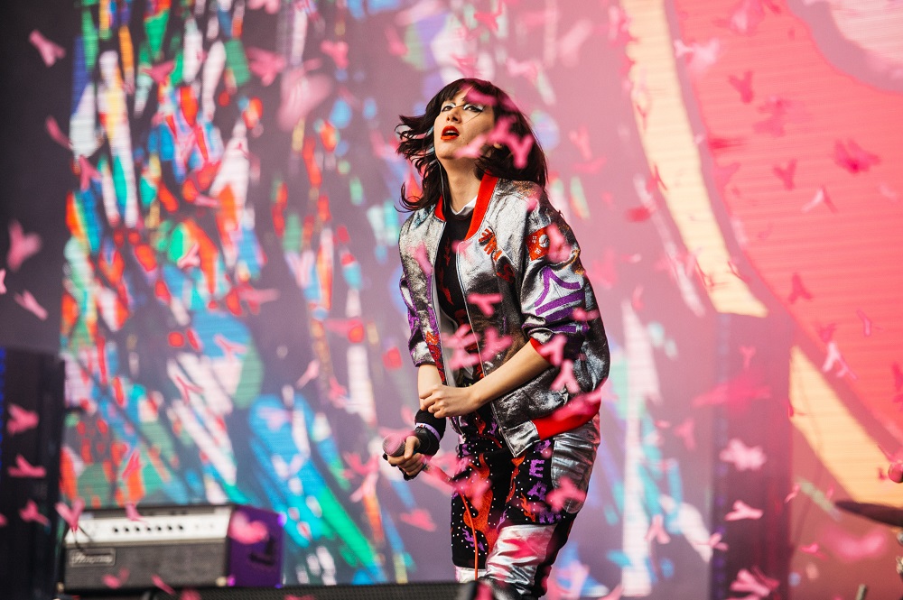 Karen O of the Yeah Yeah Yeahs photo by Jordan Curtis Hughes