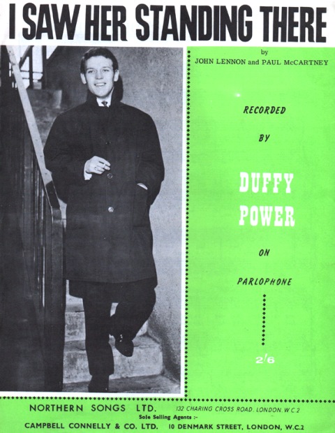 Duffy Power_I Saw Her Standing There song sheet