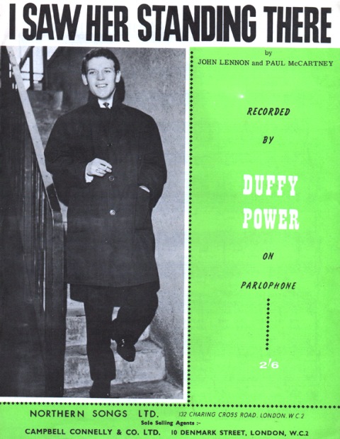 Duffy Power_I Saw Her Standing There song sheet