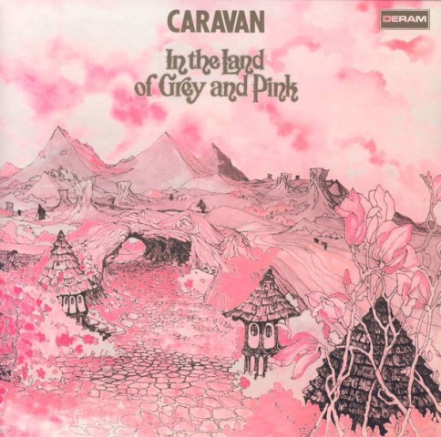 caravan in the land of grey and pink