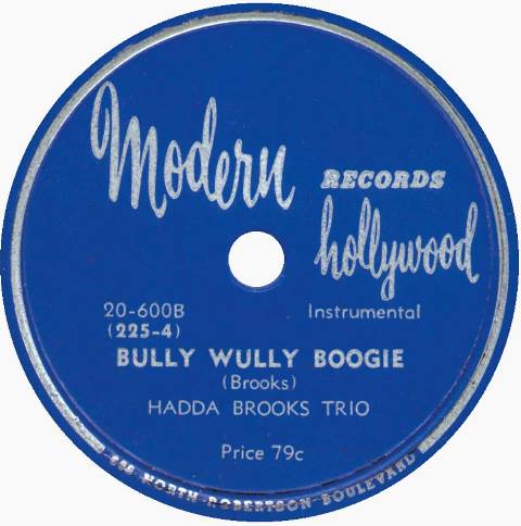 hadda brooks bully wully boogie