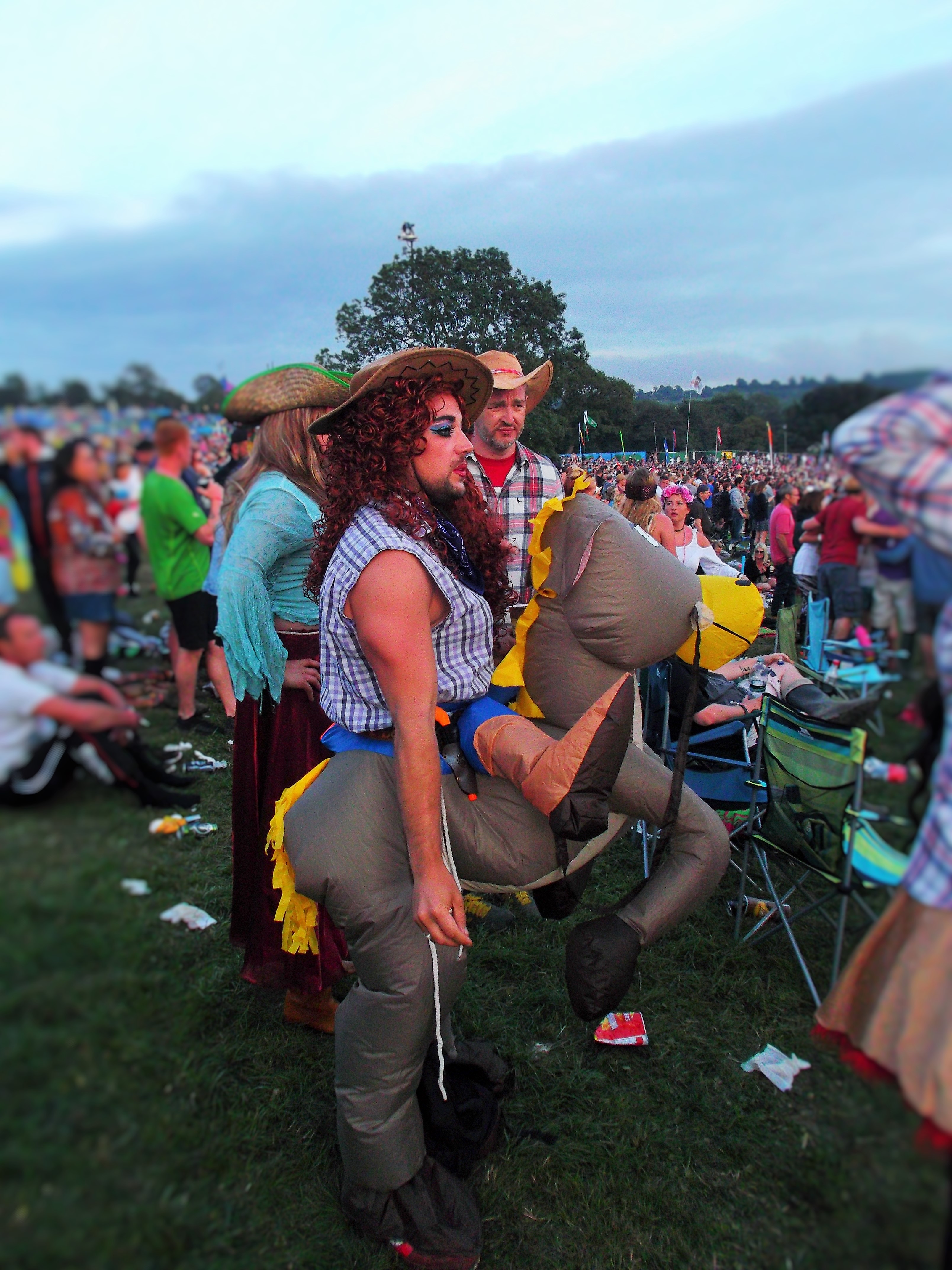 glasto horseman