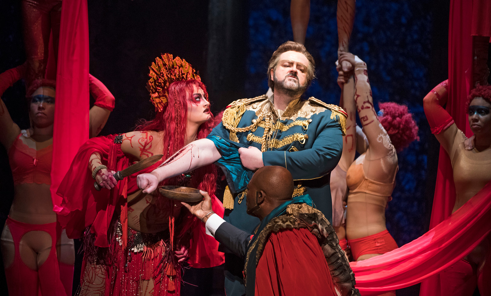 Gwyn Hughes Jones as Radames in ENO Aida